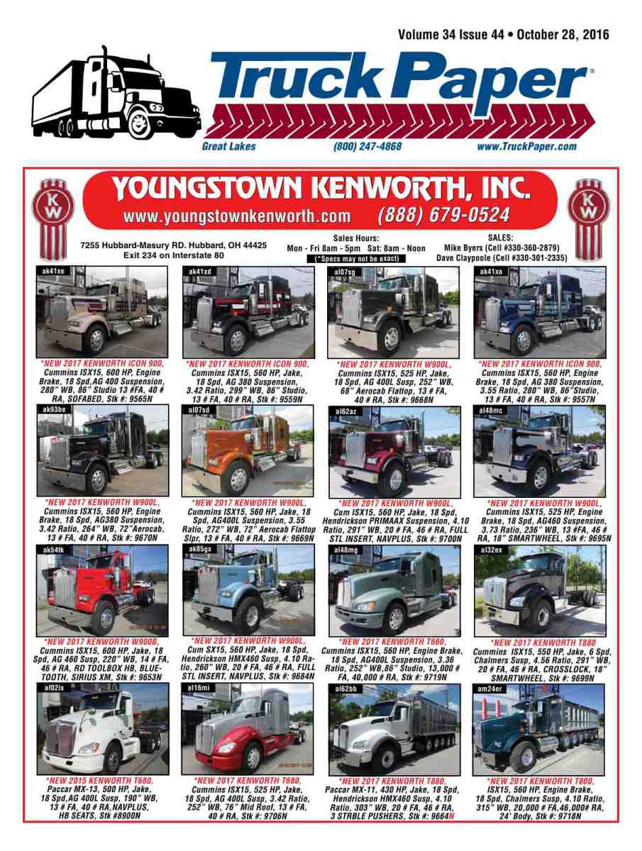 truck paper