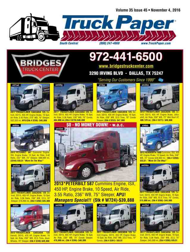 Peterbilt 389 sleeper Show Truck w//XL Cheater Lowboy w//Jeep color Marron//Black