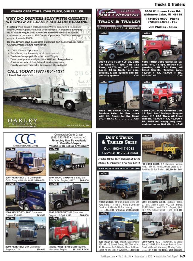 Truck Paper