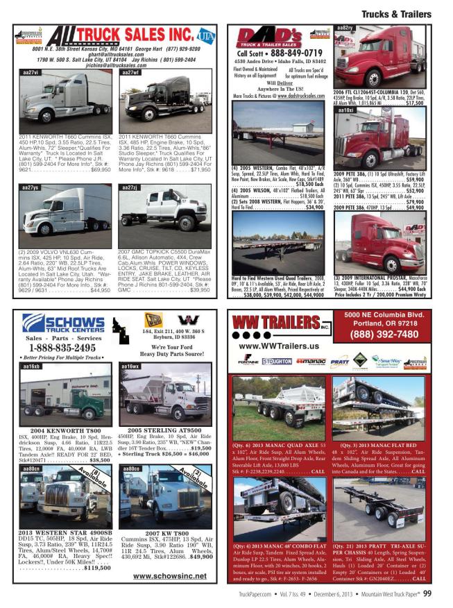 Truck Paper